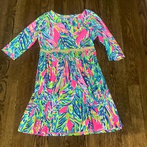 Lily Pulitzer Pink, green, blue dress